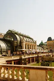 View of the Palm House in the Burggarten, Vienna