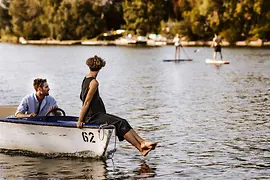 Boating on the Old Danube