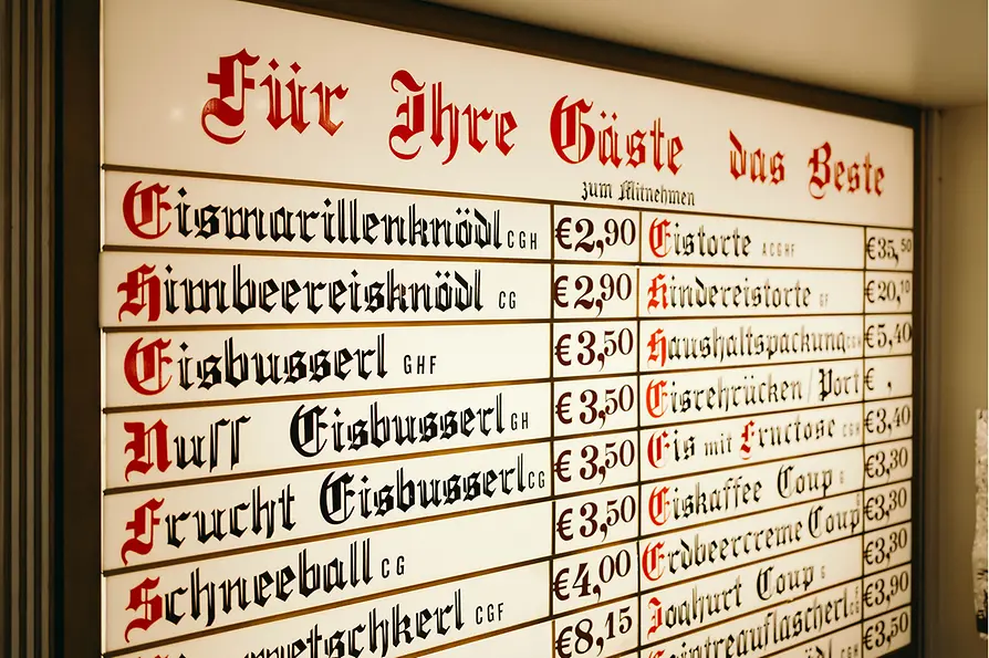 BAHÖ Episode 8, Tichy ice cream parlor