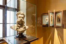 Johann Strauss Apartment, bust of Johann Strauss