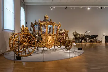 Golden imperial carriage