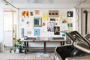 Gallery rooms of Kunst ab Hinterhof (which means art from the backyard)