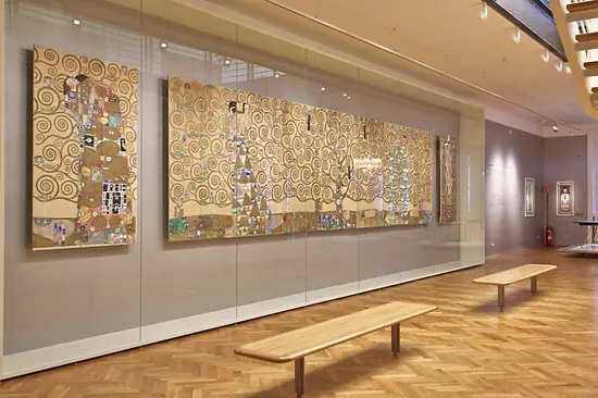 Nine work drawings with a freeze design for the dining room at the Palais Stoclet in Brussels