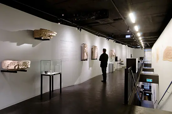 Interior view of the Roman Museum