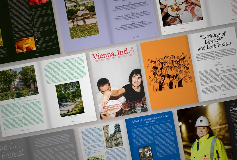 Vienna, Intl. | 2026: Collage of Stories from the Magazine 